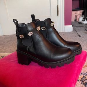 Jeweled Chelsea Boot